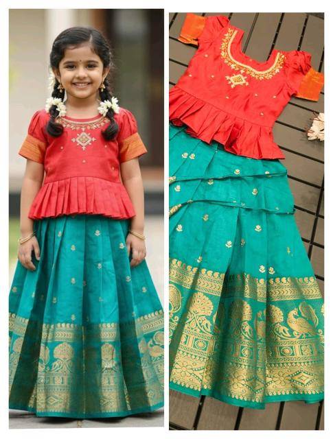 kids lehenga silk Kids garments market in Kolkata